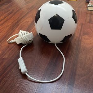 IKEA ANGARNA LED table lamp, soccer pattern